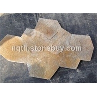 黄木纹地铺乱型