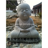 天然石材人物雕塑  佛像雕塑 石雕小沙弥6