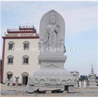 供應(yīng)  觀音雕塑  寺廟佛像石雕  石材人物工藝品