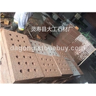 专业生产贵妃红红石材 贵妃红花岗岩荔枝面