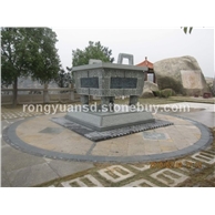 廠家訂做石雕香爐 寺廟用具 園林雕刻，動物 人物石雕 噴水池 花缽欄桿