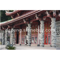 寺庙古建石雕工艺品 石雕龙柱 盘龙柱青石雕刻 品质从优 质量保证