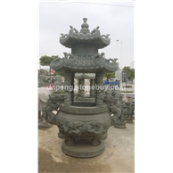 廠家定制石雕香爐青石香爐寺廟香爐雕刻出廠價