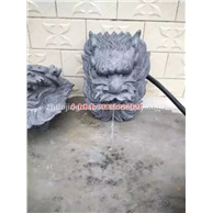 石雕噴泉龍頭雕塑
