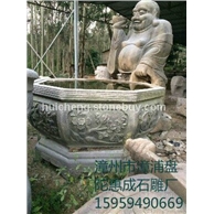 仿古石雕·花钵
