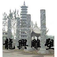 牌坊、涼亭、長廊、龍柱1