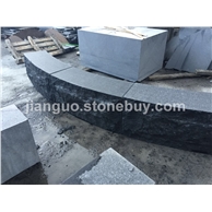 福鼎黑G684弧形路沿自然面十火燒面