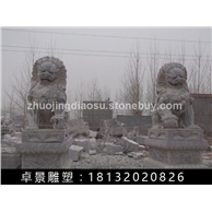 北京狮石雕，大理石狮子石雕