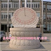 石雕日晷校園雕塑