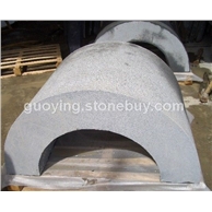 芝麻黑弧形加工