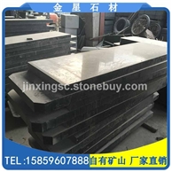 芝麻黑G654抛光面墓碑主碑 墓碑石料