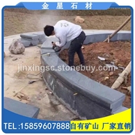 芝麻黑G654抛光面压顶石