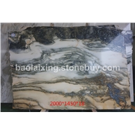 天然大理石山水画背景墙