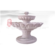 黃銹石噴泉 石雕噴水池園林雕刻，動(dòng)物 人物石雕 噴水池 花缽欄桿 花崗巖石材雕塑