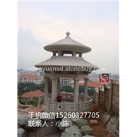 供應(yīng)訂做石亭子 景觀亭 花崗巖石亭