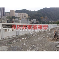 草白玉石栏板