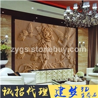 全国招募代理 仿玉雕人造石背景墙