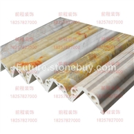 前程科技纳米石材,仿大理石门套包边石塑线条,包覆线条框