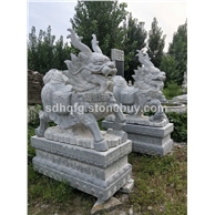 石獅子，石大象，石麒麟，石貔貅，石牛，各種動物雕塑