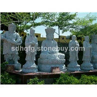 佛像，石抱鼓，石亭，石桥，喷泉，石桌石椅，香炉，供台，石塔