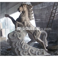 石雕马  园林景观动物马 厂家直销
