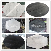 广西天然大理石餐桌、托盘定制