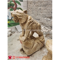 石雕十二生肖虎园林属相动物风水龙鼠牛虎鸡猪蛇马羊兔狗猴石头定制