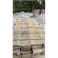 花岗岩包浆菠萝面老石板 广场地铺旧街改造